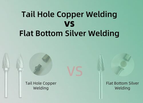 Tail Hole Copper Welding VS Flat Bottom Silver Welding