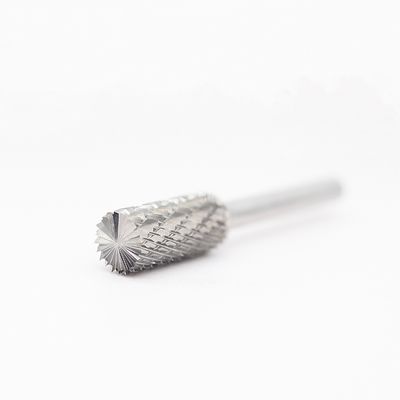 SB-2 Cylindrical End Cut Carbide Burrs 5/16" Cut Dia 1/4" Shank Dia Carbide Rotary Files