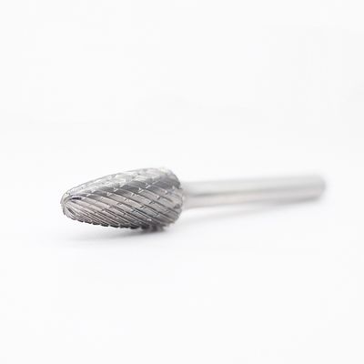 1/8" Shank 50000rpm Ball Nose Solid Carbide Burr Set Die Grinder Burrs For Steel  1/4" X 1/2"