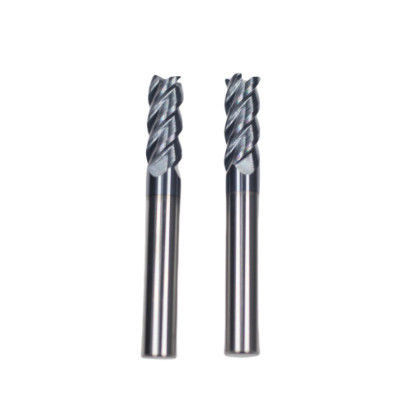 20mm Dia 20*45*20*100 AITiN Black Nano Coating 4 Flute Carbide Square End Mill For Steel Cast Iron