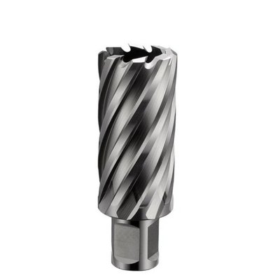 25mm Cut Dia With 50mm Cutting HSS Annular Cutter Bright High Precision Annular Hole Cutter