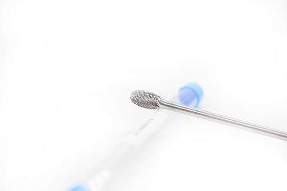 Customized E-Oval Shape Tungsten Crbide Burrs 12*20 Standard Double Cut 6mm Shank With 170 Shank Length