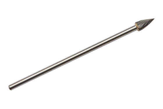 6" Extra Long Shank Tungsten Carbide Rotary Burr Long Shank Burr Set On 1/4" Shank