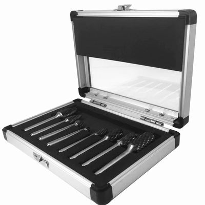 8pcs Tungsten Carbide Burr Set Deburring Shaping Tungsten Carbide Burr 1 4 Shank