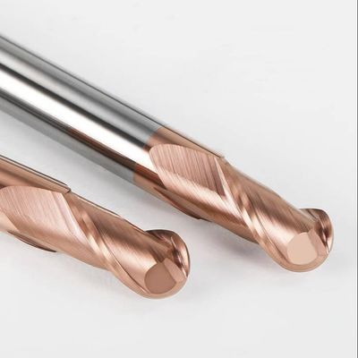 10mm Dia R5*10*20*10*75 2Flutes TiAISiN Carbide Ball Nose End Mill For Carbon Steel Alloy Steel Cast Iron