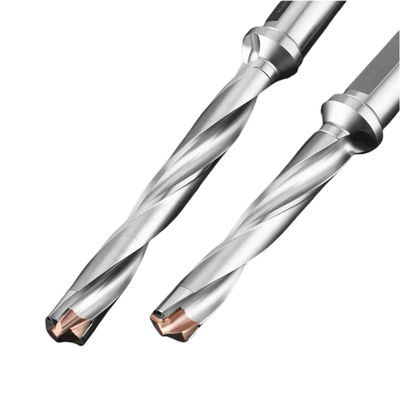10D Tungsten Steel Crown Drill Bit Spiral Flute Indexable Carbide Drill Bit Deep Hole Drilling Tools