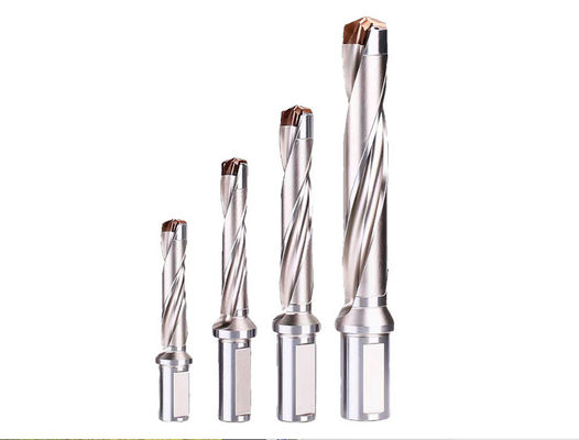 8D Spiral Carbide Crown Drill Bit Tungsten Steel Spiral Flute Drill Bit Indexable