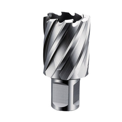 50mm Depth Spiral Bright  HSS Annular Cutter Bright High Precision  Annular Hole Cutter