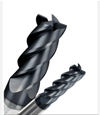HRC45 Cnc 3mm End Mill 4 Flutes Flat Milling Machine Tool Flat End Mill AITiN Coating