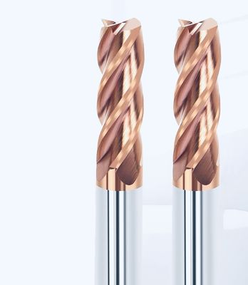 10mm Dia 10*25*10*75 TiAISiN Coated 4 Flat Flutes Carbide Square End Mill For Carbon Steel Alloy Steel Cast Iron