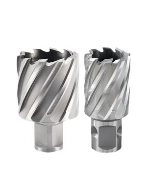 25mm Depth HSS Annular Cutter 19.05mm Shank Spiral High Speed Steel Annular Cutter
