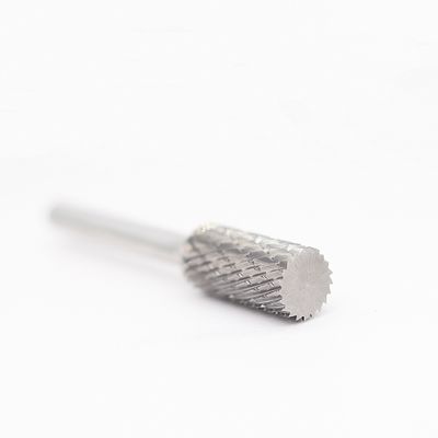 SA-2 Cylinder Without End Cut Carbide Burrs 5/16" X 3/4" With 1/4" Shank Standard Double Cut