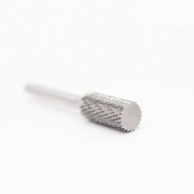 SA-3 Cylinder Without End Cut Burrs For Die Grinder 3/8" X 3/4" With 1/4" Shank Standard Double Cut
