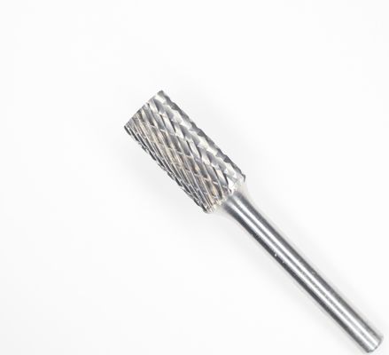 SA-8 Cylinder Without End Cut Burrs For Die Grinder 7/8" X 1" With 1/4" Shank Standard Double Cut