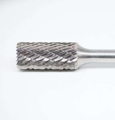 SB-5 Cylindrical End Cut Carbide Burrs 1/2" Cut Dia 1/4" Shank Dia Carbide Rotary Files
