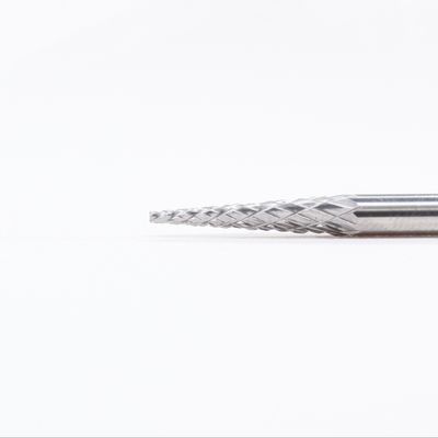 SM-43 1/8" Shank Tungsten Carbide Rotary Burr Cone Pointed End Type For Die Grinder