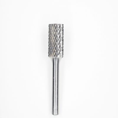 SA-7 Cylinder Without End Cut Carbide Burr For Die Grinder 3/4" X 1" With 1/4" Shank Standard Double Cut