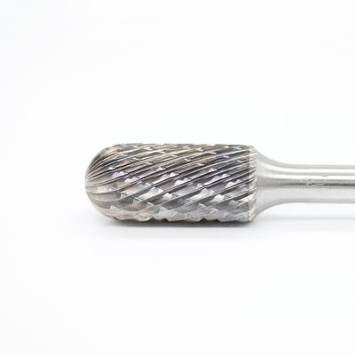 SC-1 carbide Burr 1/4" × 5/8" With 1/4" Shank Dia. Ball Nosed Cylinder Carbide Burrs