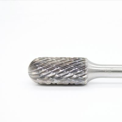 SC Carbide Burr Double Cut 3/4" X 1" On 1/ 4 Shank Carbide Burr Cylindrical