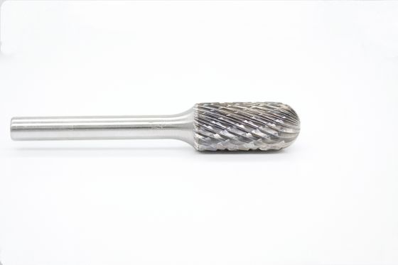 Shaping Cylindrical Burr Radius End 3/8" × 3/4" Tool Die Grinder Tungsten Carbide Bits
