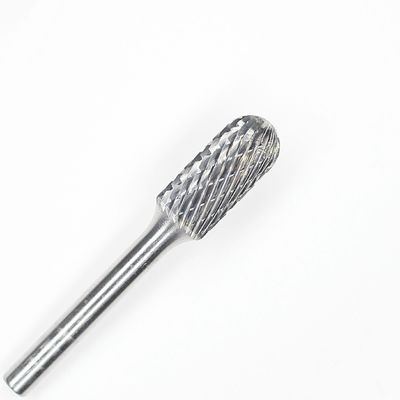 Shaping Cylindrical Burr Radius End 3/8" × 3/4" Tool Die Grinder Tungsten Carbide Bits
