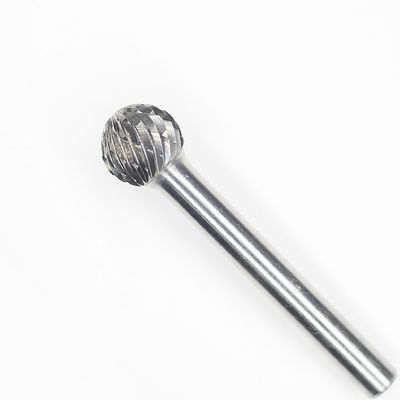 5/8" X 9/16" Carbide Ball Burr For Die Grinder 2-1/3 Inch Overall Length