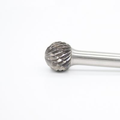 SD Ball Shape 5/16" Double Cut Carbide Rotary Burr 3/8" Carbide Burr On 1/4" Shank