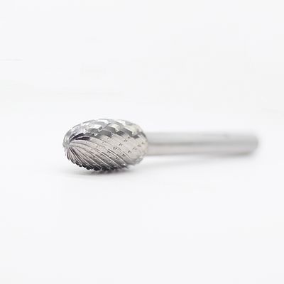 SE-5 Carbide Burr Die Grinder Bit Tungsten Carbide Burr Rotary File Oval Shape On 1/4" Shank