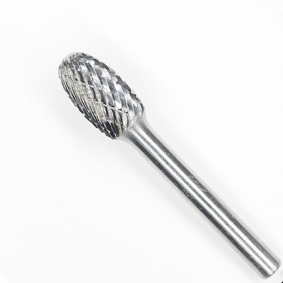 SG-51 Tree Point End Carbide Burr Die Grinder Bits 1/4" X 3/8" on 1/8" Shank