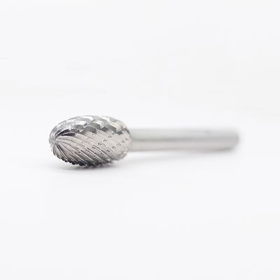 SG-51 Tree Point End Carbide Burr Die Grinder Bits 1/4" X 3/8" on 1/8" Shank