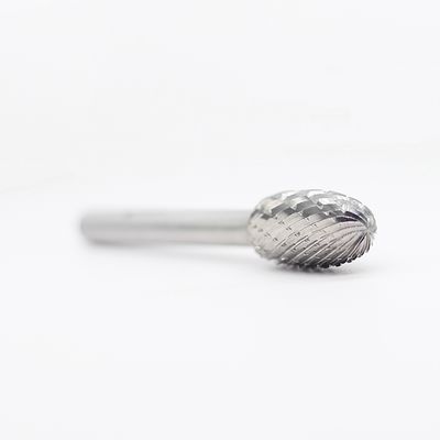 SG-51 Tree Point End Carbide Burr Die Grinder Bits 1/4" X 3/8" on 1/8" Shank