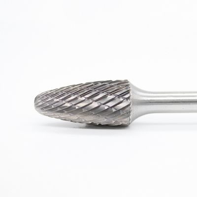 OEM 1/4" Cut Diameter Tungsten Carbide Carbide Bur Tree Radius End Standard Souble Cut