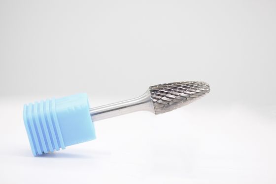 1/8" Shank 50000rpm Ball Nose Solid Carbide Burr Set Die Grinder Burrs For Steel  1/4" X 1/2"