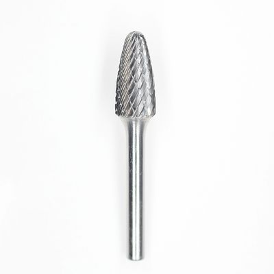 1/8" Shank 50000rpm Ball Nose Solid Carbide Burr Set Die Grinder Burrs For Steel  1/4" X 1/2"