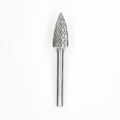 SG-1 Double Cut Tungsten Carbide Burr Die Grinder Bit 1/4" X 5/8" On 1/4" Shank