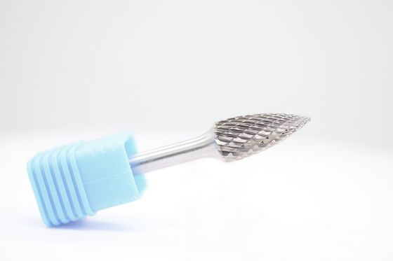 SG-2 Tree Point End Double Cut Carbide Burr 1/4" Shank Carbide Burrs For Die Grinder 5/16" X 3/4"
