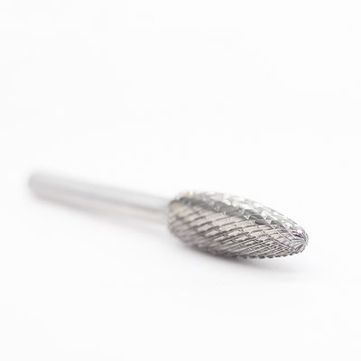 SH-5 Flame Shape Tungsten Carbide Rotary File With 1/4'' Shank For Die Grinder Drill Bit