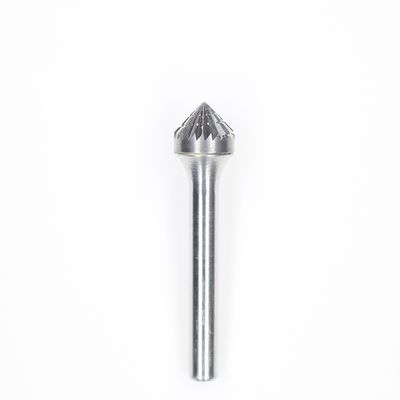90°Countersink SK-7 Carbide Burr Double Cut Die Grinder Bit 3/4" X 3/8" On 1/4" Shank