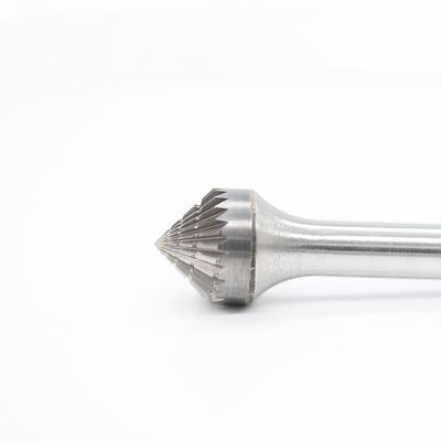 SK-9 Carbide Rotary File 90 Degree Angle Double Cut For Die Grinder 1"  X 1/2"  With 1/4" Shank