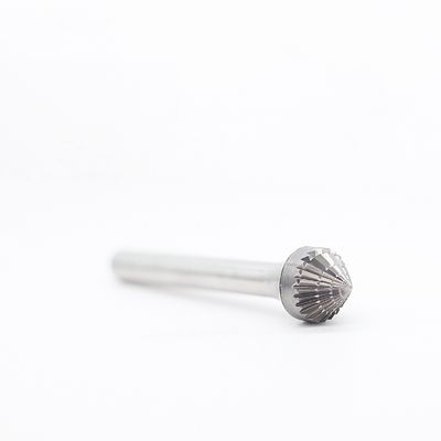 SK-9 Carbide Rotary File 90 Degree Angle Double Cut For Die Grinder 1"  X 1/2"  With 1/4" Shank