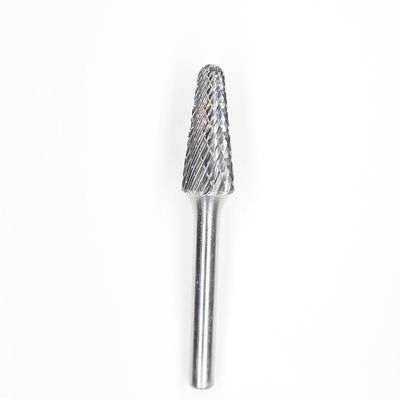 SL-3 Taper Shape With Radius End Double Cut Burr With 1/4"Shank For Die Grinder Drill Bit
