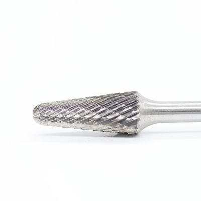 SL-42 Solid Standard Double Carbide Burr Die Grinder Bit 1/8" X 1/2" On 1/8" Shank