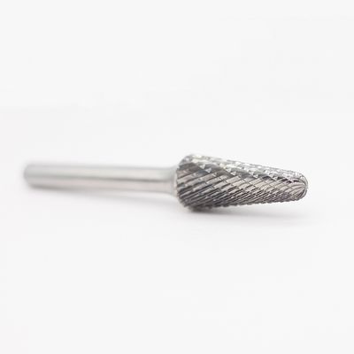 SL-42 Solid Standard Double Carbide Burr Die Grinder Bit 1/8" X 1/2" On 1/8" Shank