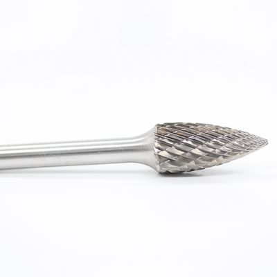 SG-3 Tungsten Carbide Rotary File Pointed Tree Shape With 1/4"Shank For Die Grinder Drill Bit