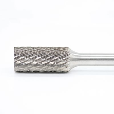 SA-2 Cylinder Without End Cut Carbide Burrs 5/16" X 3/4" With 1/4" Shank Standard Double Cut