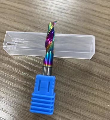 Solid Carbide Single Flute End Mill Router DLC Coating Milling Cutter for Aluminium