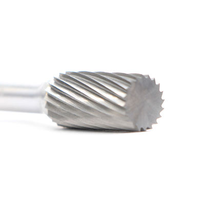 Flute Type Single Cut SA Cylinder Carbide Burrs 6mm Shank Without End Cut 70mm Overall Length