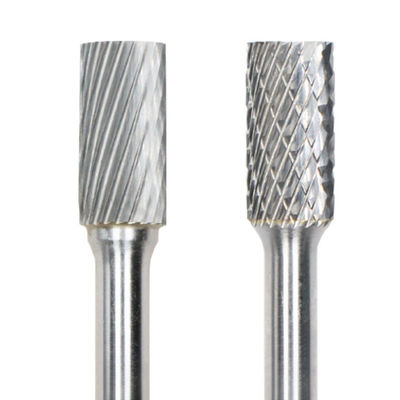 SB Cylindrical With End Cut Carbide Burrs 19mm Cut Dia With 6mm Shank Dia Carbide Rotary Files