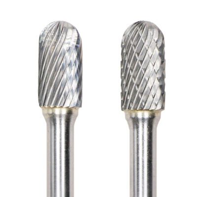SC Single Cut Ball Nosed Cylinder Carbide Burr 8mm*20mm With 6mm Shank Dia.