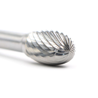 SE 12mm Carbide Burr Die Grinder Bit Tungsten Carbide Burr Rotary File Oval Shape On 8mm Shank